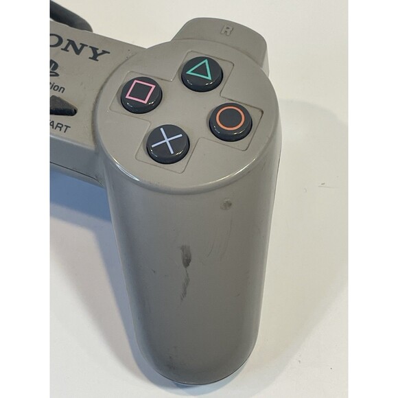 Sony PlayStation 1 Wired Controller SCPH-1080 Model Gray Tested - Picture 5 of 8